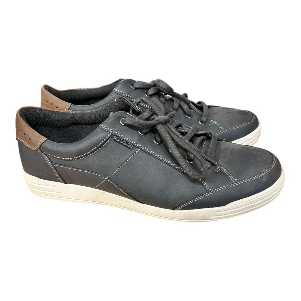 👟 Nunn Bush City Walk Sneakers Men’s 11 Navy/Tan  Comfort Casual Shoes 👟